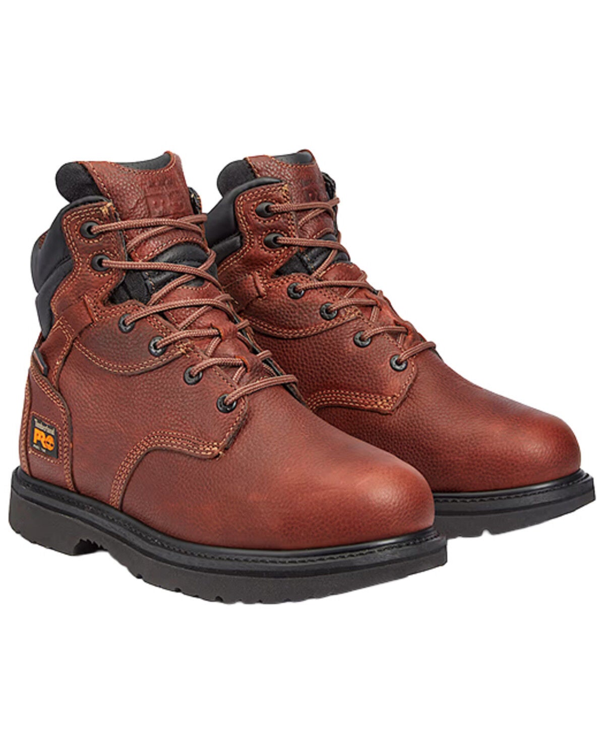 Image #1 - Timberland PRO Men's Flexshield Met Guard 6" Lace-Up Work Boots - Steel Toe, Brown, hi-res