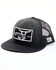 Image #1 - RopeSmart Men's Logo Patch Mesh-Back Trucker Cap, Black, hi-res