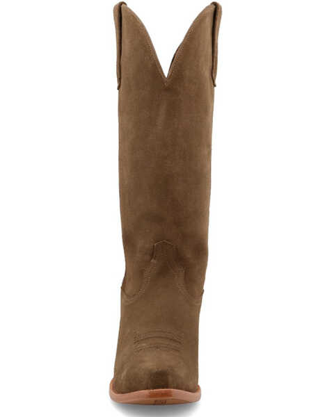 Image #4 - Black Star Women's Addison Suede Tall Western Boots - Snip Toe , Brown, hi-res