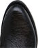 Image #6 - Lucchese Men's Handmade Ward Smooth Ostrich Roper Boots - Round Toe, Black, hi-res