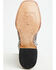 Image #7 - Tanner Mark Men's Python Print Western Boots - Broad Square Toe, Natural, hi-res