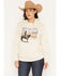 Image #1 - Ariat Women's Graphic Hoodie, Cream, hi-res