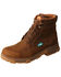 Image #1 - Twisted X Men's CellStretch Waterproof Work Boots - Soft Toe, Brown, hi-res