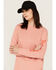 Image #2 - Timberland Pro Women's Cotton Core Long Sleeve Tee, Pink, hi-res