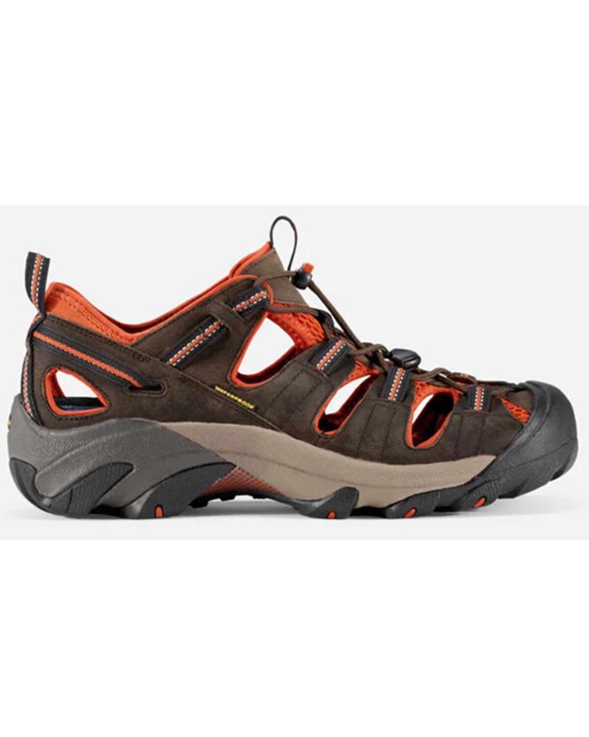 Image #2 - Keen Men's Arroyo II Waterproof Lace-Up Hiking Sandal Shoe - Round Toe, Brown, hi-res