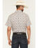 Image #4 - Cody James Men's High Plains Southwestern Print Short Sleeve Snap Western Shirt - Tall, Tan, hi-res