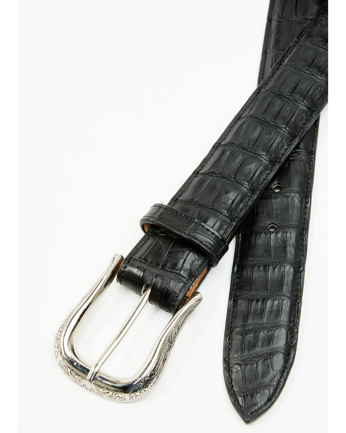 HUMAN MADE Western Leather Belt Color Black 2024 Size M-L