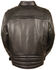 Image #3 - Milwaukee Leather Men's Side Belt Utility Pocket Motorcycle Jacket - 5X, Black, hi-res