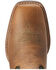 Ariat Boys' Firecatcher Alflafa Western Boots - Broad Square Toe , Brown, hi-res