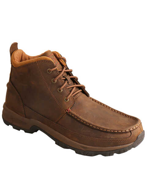 Image #1 - Twisted X Men's Hiker Work Boots - Soft Toe, Brown, hi-res