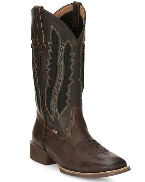 Justin Women's Jaycie Western Boots - Square Toe, Brown, hi-res