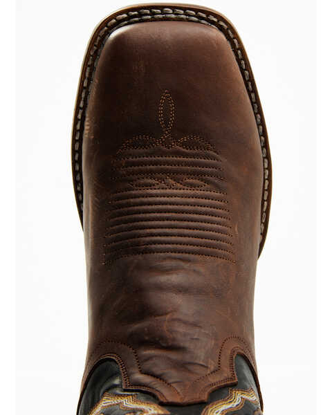 Image #6 - Dan Post Men's 11" Imperial Cowboy Certified Western Performance Boots - Broad Square Toe, Brown, hi-res
