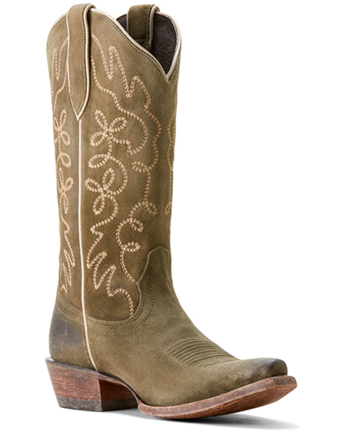Ariat Women's Jukebox Western Boots - Snip Toe, Green, hi-res
