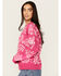 Image #2 - Very J Women's Paisley Print Sweater , Pink, hi-res