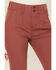 Image #2 - Shyanne Women's Marsala Darted Waist Comfort Stretch Super Flare Jeans, Rust Copper, hi-res