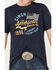 Image #3 - Cinch Men's American Heather Navy Logo Flag Graphic Short Sleeve T-Shirt, Navy, hi-res