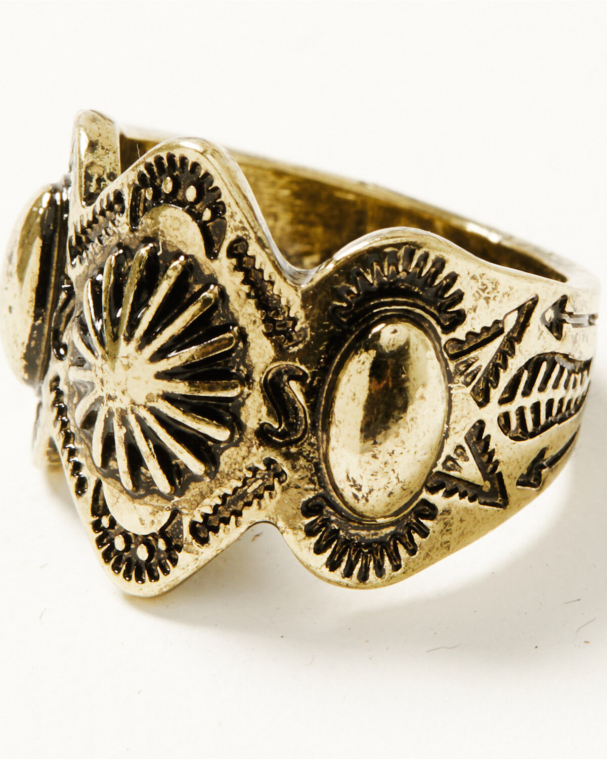 Image #4 - Shyanne Women's Desert Boheme Ring Set - 5 Pieces, Gold, hi-res