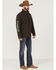 Image #2 - RANK 45® Men's Rodeo Southwestern Logo Sleeve Zip-Front Softshell Jacket , Brown, hi-res