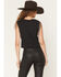 Image #4 - Idyllwind Women's Jane Horseshoe Fringe Graphic Muscle Tank Top, Black, hi-res