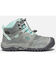 Image #2 - Keen Girls' Ridge Flex Waterproof Hiking Boots - Soft Toe, Grey, hi-res