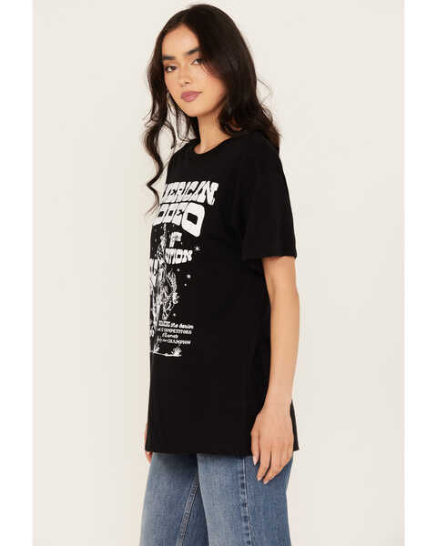 Image #2 - Somewhere West Women's American Rodeo 1966 Short Sleeve Graphic Tee, Black, hi-res