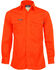 Image #1 - Lapco Men's FR Long Sleeve Button Down Work Shirt, Orange, hi-res