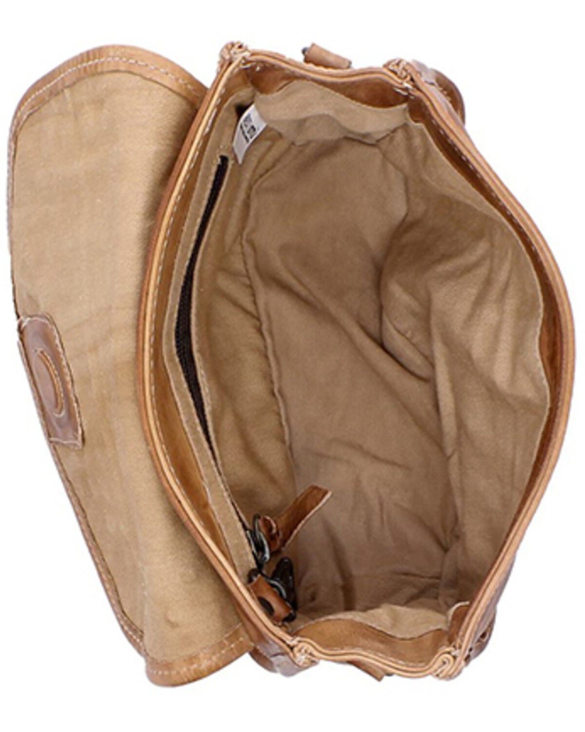 Image #3 - Bed Stu Women's Occurence Compact Studded Crossbody, Tan, hi-res