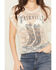 Image #3 - Originality Women's Lace Short Sleeve Graphic Tee, Cream, hi-res
