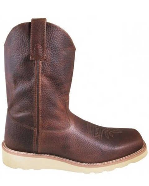 Image #1 - Smoky Mountain Men's Branson Western Boots - Broad Square Toe, Brown, hi-res
