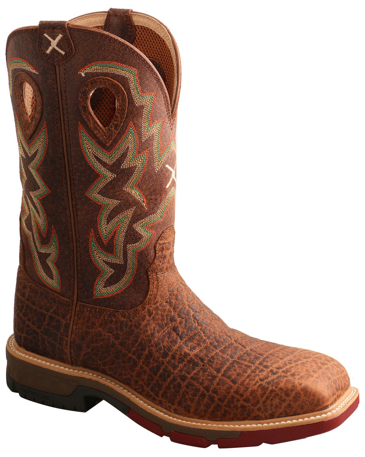Twisted X Men's Tan Western Work Boots - Composite Toe, Tan, hi-res