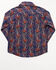 Image #3 - Cody James Toddler Boys' Jefferson Printed Long Sleeve Snap Western Shirt, Navy, hi-res