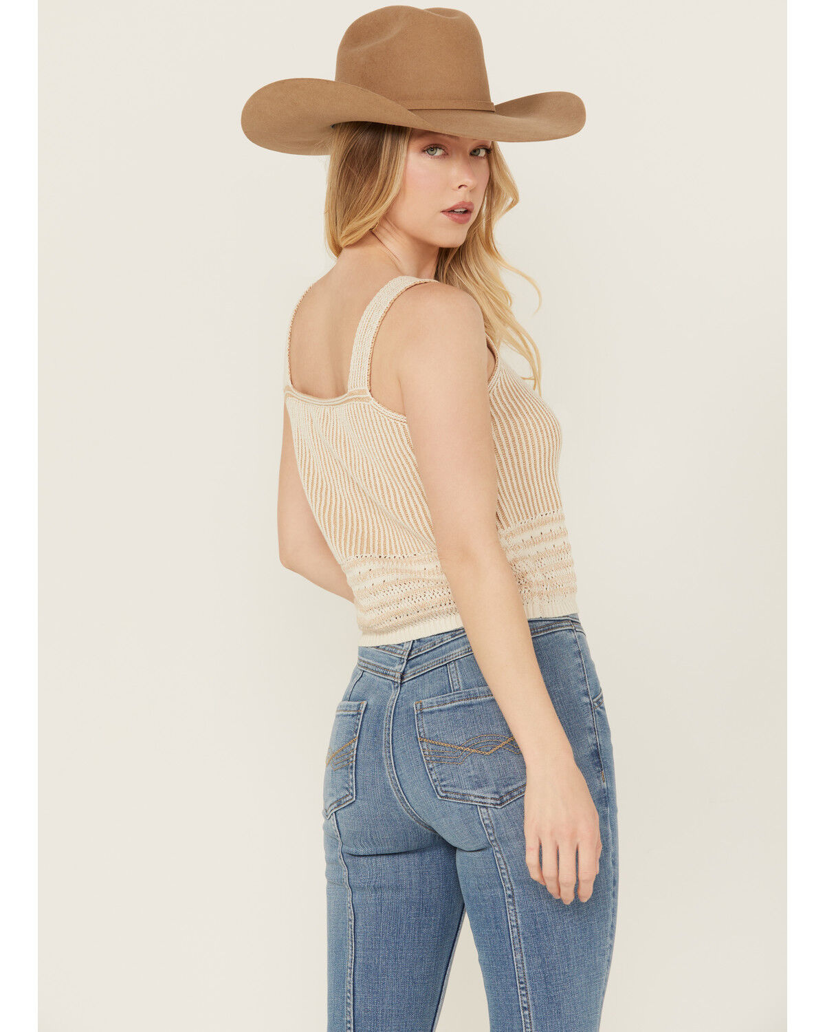 Image #4 - Idyllwind Women's Sweeney Sweater Tank, Off White, hi-res
