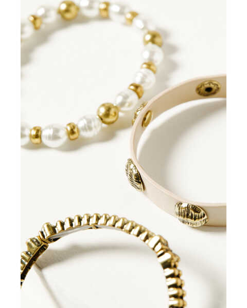 Image #3 - Shyanne Women's Sierra Winter Multi Bracelet Set - 5 Piece , Gold, hi-res