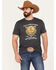 Image #1 - Wrangler Men's Yellowstone Dutton Ranch Wolf Short Sleeve Graphic T-Shirt, Black, hi-res