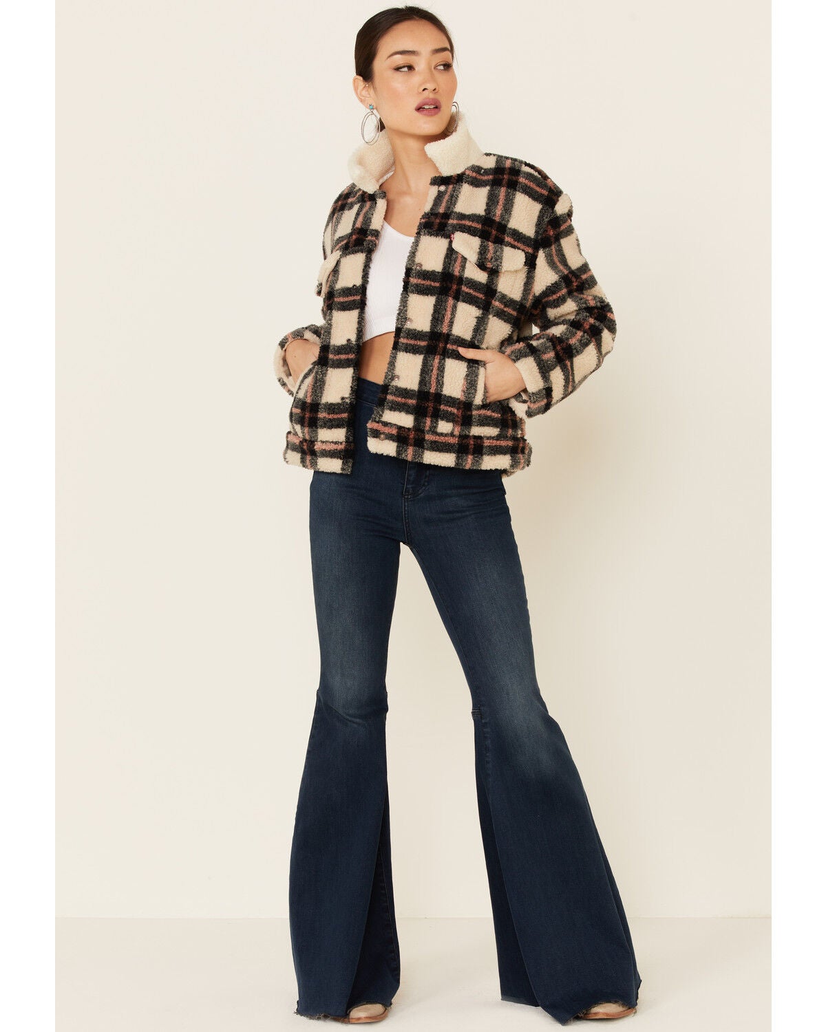 Levi's Women's Plaid Comfy Corner Ex 