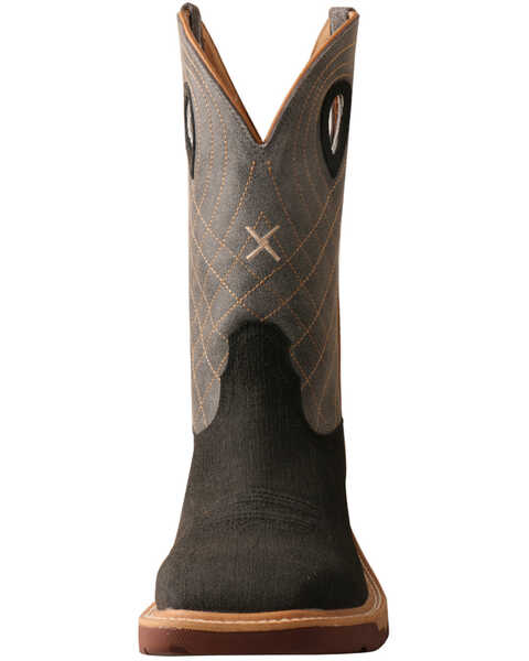 Image #5 - Twisted X Men's Brown CellStretch Western Boots - Broad Square Toe, Brown, hi-res