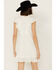 Image #4 - Shyanne Women's Ruffle Trim Eyelet Dress, White, hi-res