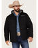 Image #1 - Ariat Men's Crius Insulated Hooded Jacket, Black, hi-res