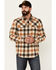 Pendleton Men's Plaid Weston Button Down Western Shirt Jacket , Brown, hi-res