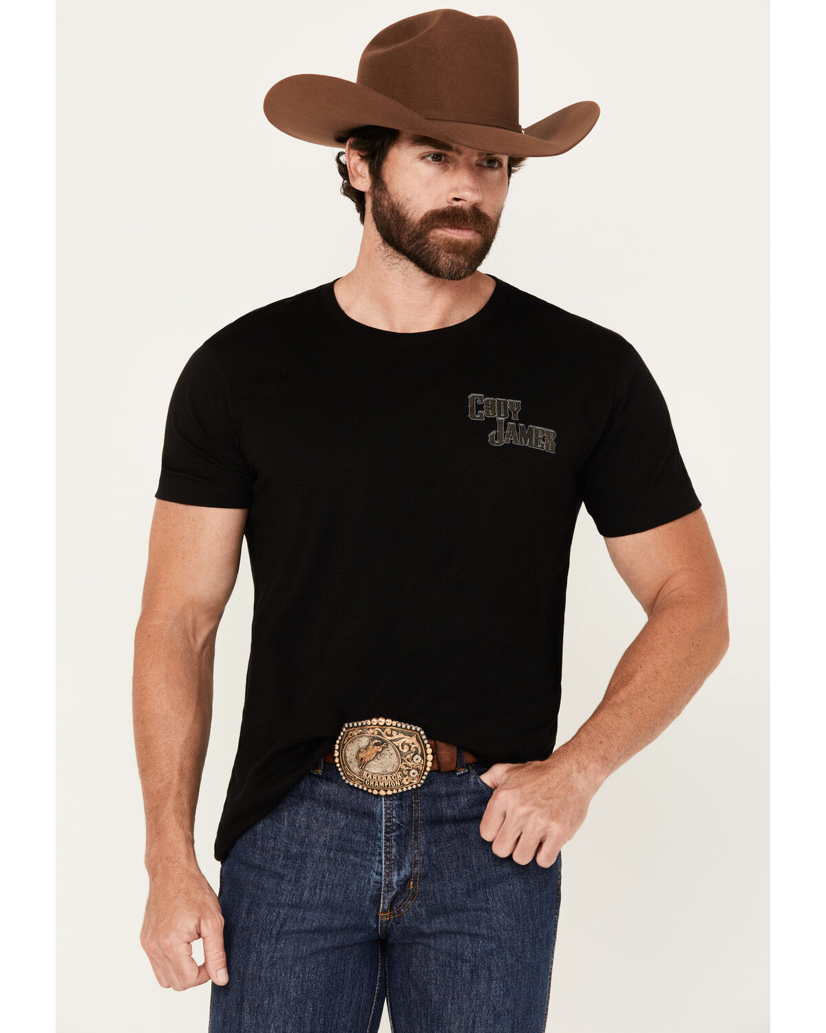 Image #2 - Cody James Men's Holster Logo Short Sleeve Graphic T-Shirt, Black, hi-res