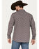 Image #4 - Moonshine Spirit Men's Stepping Stone Long Sleeve Western Snap Shirt, Navy, hi-res