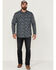 Image #2 - Moonshine Spirit Men's Amusement Large Paisley Print Long Sleeve Western Shirt , Navy, hi-res