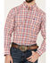 Image #3 - Ariat Men's Darvey Plaid Print Long Sleeve Button-Down Performance Western Shirt, , hi-res
