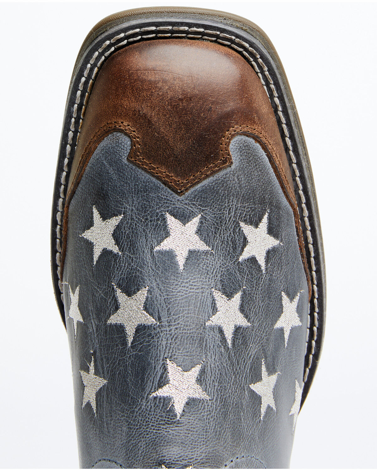 Image #6 - Laredo Men's Hancock Western Boots - Broad Square Toe, Brown, hi-res