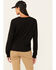 Image #4 - Carhartt Women's Loose Fit Lightweight Long Sleeve Pocket T-Shirt, Black, hi-res