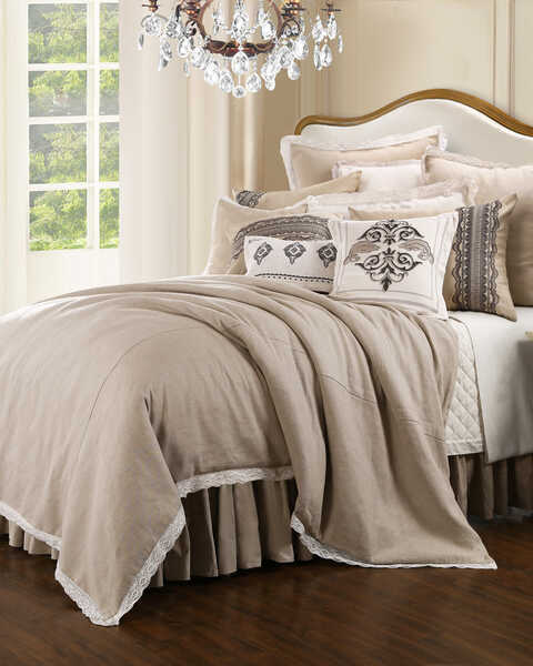 Image #1 - HiEnd Accents Cream Charlotte Bedding Collection - King, Cream, hi-res