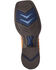 Image #5 - Ariat Men's Dagger Full-Quill Ostrich Exotic Western Boots - Broad Square Toe, Brown, hi-res