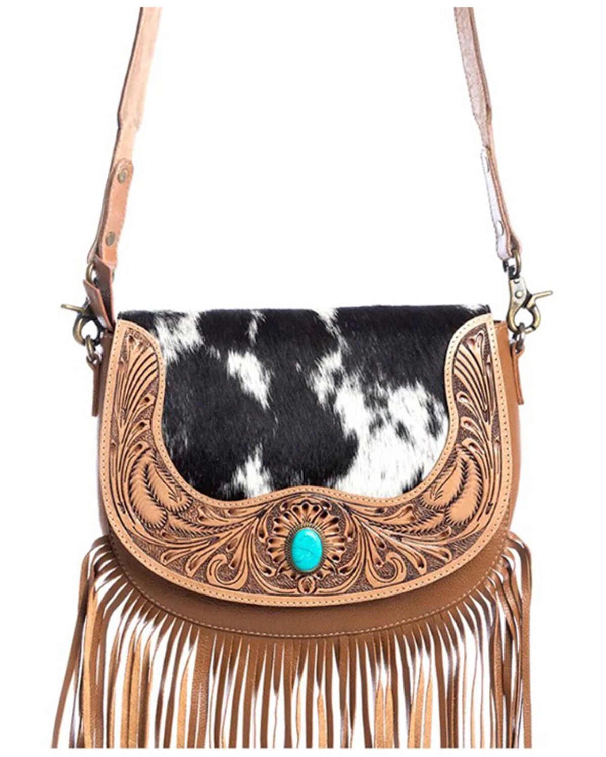 Myra Bag Women's Tamaya Trail Hand Tooled Crossbody Bag | Sheplers