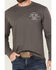 Image #3 - Cowboy Hardware Men's Cowboy Nation Long Sleeve Graphic T-Shirt, Charcoal, hi-res
