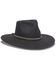 Image #1 - Nikki Beach Women's Monte Carlo Straw Rancher Hat , Black, hi-res